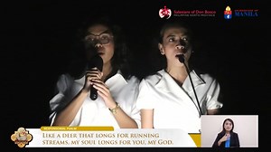 Easter Psalm: Like a deer that longs for running streams, my soul longs for you, my God. Composed by Nikko Oliver Villanueva Psalmists: Angelica De La Torre & Kristen Balan [Easter Vigil, April 8, 2023] | SJB MOMCA