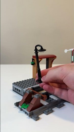 The best part of this LEGO set has nothing to do with the train... #lego #train