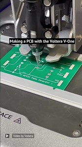Making a PCB with the Voltera V-One