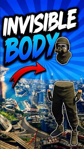 GTA 5 Invisible Body Glitch Tutorial! #gta5glitch #gta5 #gta5clothingglitches