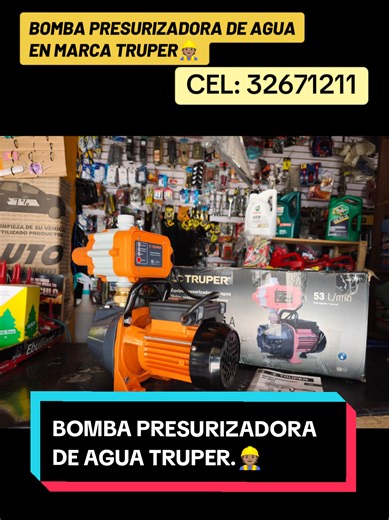 Equipo Presurizador de Agua en Marca Truper.👷🏽 Para 4 tomas de Agua simultáneas. Potencia de 1 HP-746W Flujo maximo 53L/minutos. #Truper #Herramientas @Alvarado 🧿 📿 🪬 @🍀Daribeth Alvarado @✘ JOSUE.⁵⁰² ✘ @Obryan Alvarado @J E Z E R!! 🤪👾🤩😶‍🌫️🤡