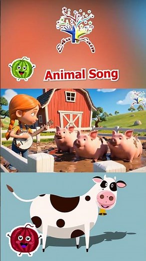 The Animals On The Farm | Make Animal Sounds! Quack! | Super Simple Songs | EduFam Nursery Rhymes