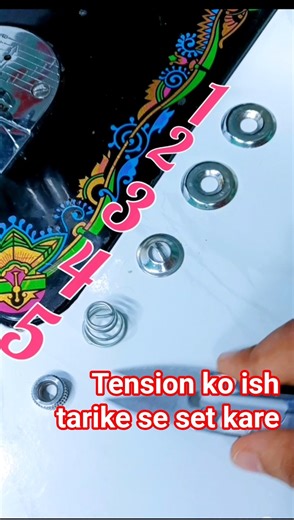 Sewing machine thread tension assembly fitting ✅😎#sewingmachine #sewingtipsandtricks