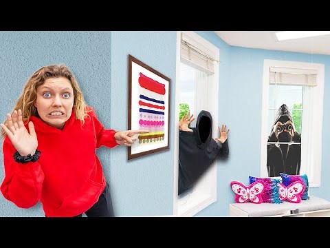 SPY NINJAS SNEAKING around SHARER FAM HOUSE for 24 hours !!! (Mask Face Reveal)