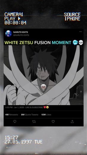 OBITO’S ZETSU POWER-UP 🔥🤯 #viralshort