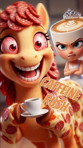 Pony Stole the Forbidden Espresso! ☕⚡🌪️