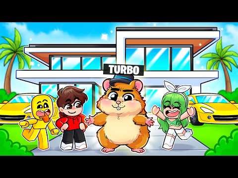 I Pretended to Be a Hamster and Built a Luxury Resort on the Beach! (Roblox)