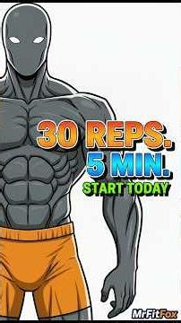 STOP SCROLLING ⚠️ 30 REPS. 5 MIN. FULL BODY WORKOUT (BEGINNER) | MrFitFox | Fitness #shorts