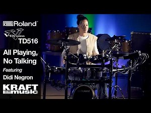 Roland TD516 V Drums and V51 Module - All Playing, No Talking with Didi Negron