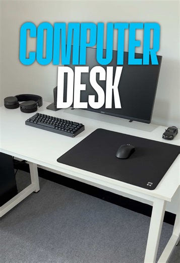Clean Gaming PC Table Setup