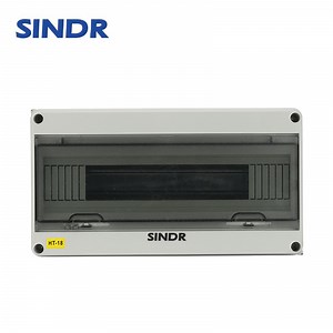 [Hot Item] Ht-18 Way Waterproof ABS Power Distribution Box Electrical Empty MCB Distribution Board House MCB Distribution Box