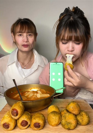 Mukbang chese ball với mình nha #fyp #mukbang #review #trending | mukbang