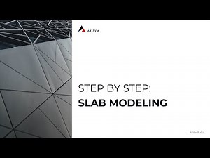AXISVM Step by step Tutorial - Part 3 - Slab modeling