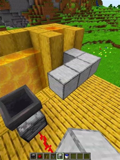 Minecraft Item Waterfall...🤯 (World's Smallest Violin) #minecraft #shorts