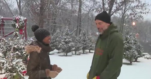Enjoying the holidays at Indian Lore Christmas Tree Farm