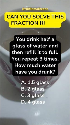 Can you solve this fraction riddle #shorts #riddlemathzone #maths