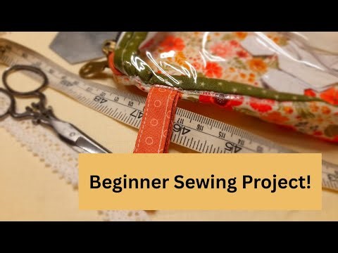 Weekender Window Pouch | Clear Vinyl Zip Pouch Sewing Tutorial