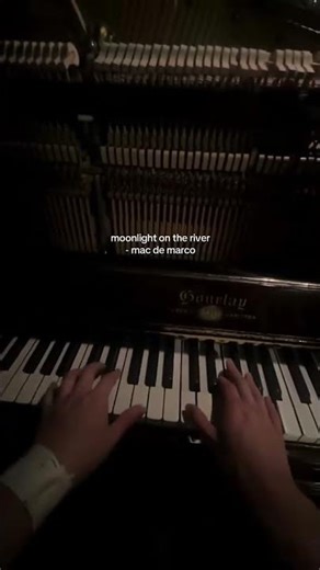 Moonlight on the River – Mac DeMarco 🎹.#piano #macdemarco #moonlightontheriver #music #shorts