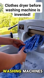 Clothes dryer before washing machine is invented! #washingmachine #clothes #machine | Ciano Enelyn
