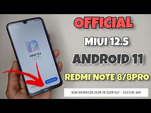 OFFICIAL UPDATE - Android 11 MIUI 12.5 REDMI NOTE 8/8PRO | 10 New Feature | Install Now 🔥🔥