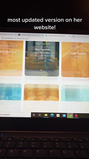 tutorial on how to dowload realistic birth mod by pandasam! #sims4 #simstok #simsfyp #infantupdate #sims4mods #100babychallenge #mods