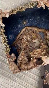 Handcrafted Nativity Scene for Christmas | DIY Decor Mould Project By Redesign!