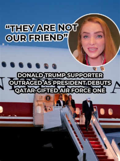 A Donald Trump supporter has told GB News how she's disappointed the President accepted a gift from Qatar. Speaking to Bev Turner on GB News, political commentator Tiffany Marie Brannon admitted Trump needed a new plane, but said the new Air Force One upset her