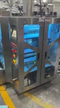 Automatic powder auger filing packing machine with conveyor #packagingsolutions #fyp