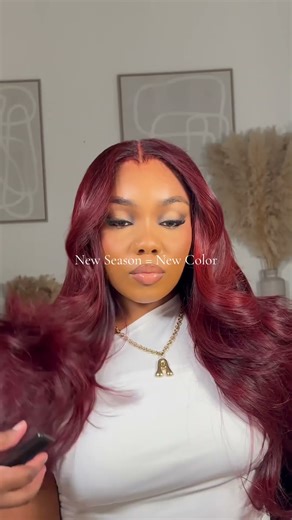 YUMMY Extensions | LAO Wavy in Gorgeous Cherry Red