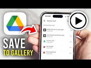How To Save Videos From Google Drive To Gallery - Full Guide