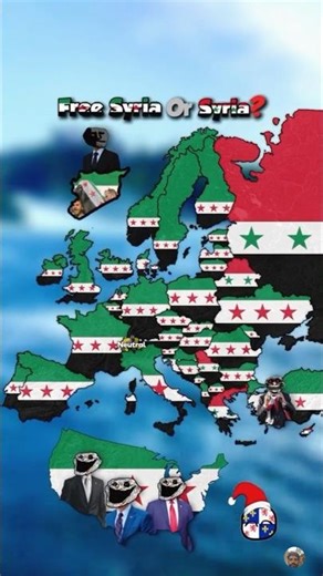 Green🇸🇾Free Svria#worldmap #geography