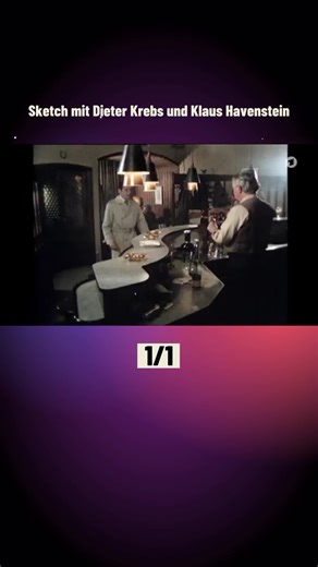 Sketch mit Dieter Krebs und Klaus Havenstein