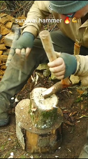 Building a Survival Hammer | DIY Bushcraft Project