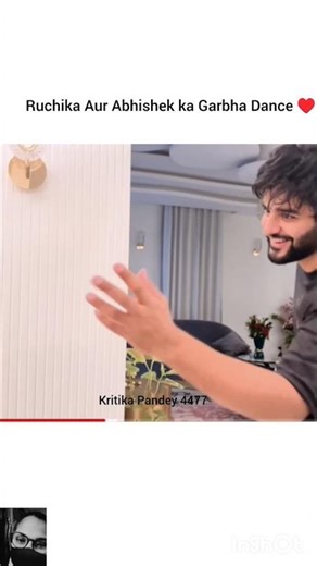 Ruchika aur Abhishek Garbha Dance 🤌#manisharani #abhishekmalhan #abhisha #trendingshorts #shorts