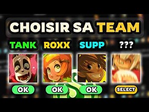 Choose your team of 4 on DOFUS