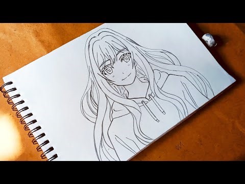 How to Draw Heavenly Angel Anime Girl ✨ | Aesthetic Drawing 😻