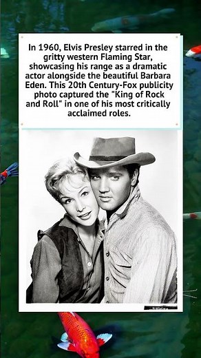 Elvis & Barbara Eden: Flaming Star 1960 🎬