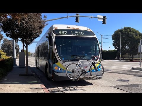 ⁴ᴷ⁶⁰ Foothill Transit 2014 NABI 42-BRT CNG #F2204 on Route 492