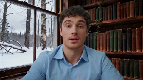 Zoom Background | Cozy Winter Library With Wooden Bookshelves & Snowy Forest Window | Zoom Video Call Backdrop | Digital Download | ZB10 - Etsy