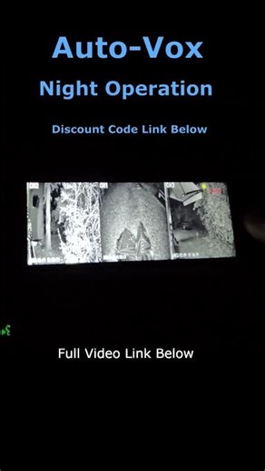 Auto-Vox WF-4, Multi-Camera RV Backup and Safety System, Night View Operations