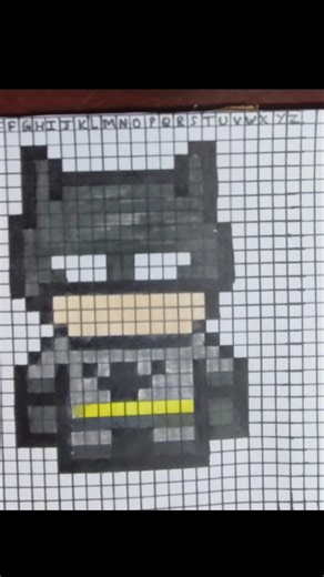 Batman pixel art 🦇 #art #batman #brucewayne #trending #viral #shorts