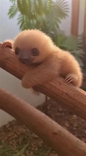 Adorable Rescue Sloth Says Hi in the Cutest Way