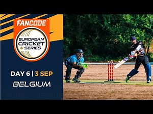 🔴 FanCode European Cricket Series Belgium, 2022 | Day 6 | T10 Live Cricket