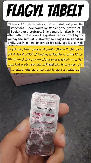 FLAGYL TABELT:used for the wide range of bacterial & parasitic infections in different parts of body