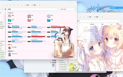 【自制免费】win10/11美化工具箱 自定义文件夹背景、颜色、图标 把老婆装进文件夹！