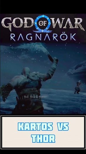 God of War Ragnarok – Kratos vs Thor ⚡ Epic Battle | PS5 4K