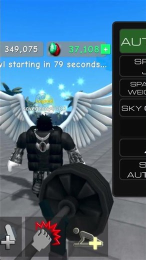 Weight lifting simulator 3 script boost strength #roblox #foryou #script #wls