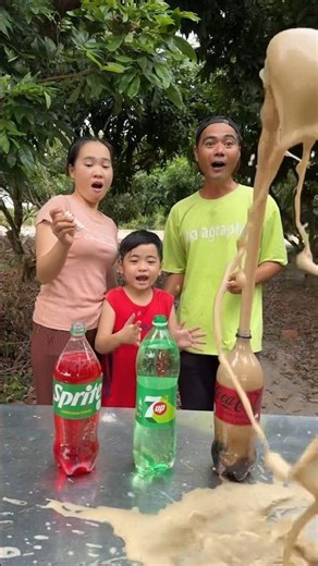 7up, Sprite, Coca Zero VS Mentos