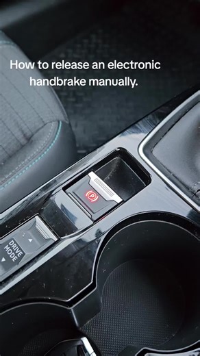 Manually Releasing Your Electronic Handbrake