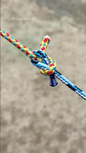 Techniques for tying rope ends that self-tighten under tension
